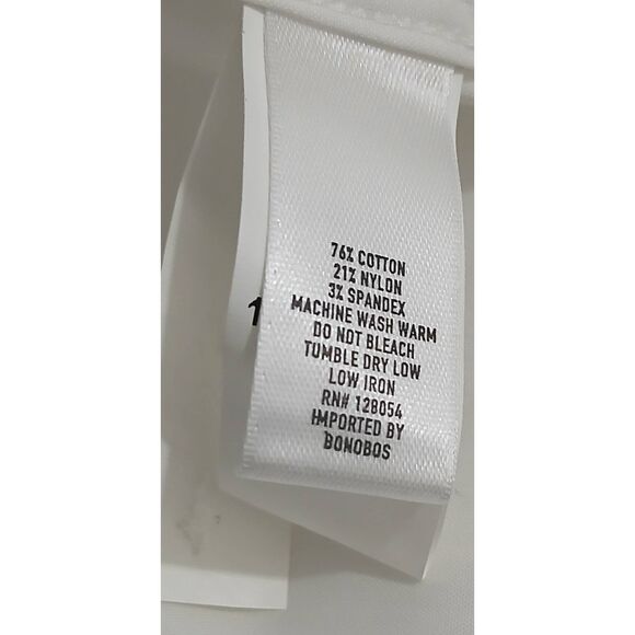 Bonobos mens small button down shirt gray white lot of 2 longsleeve - Picture 8 of 9